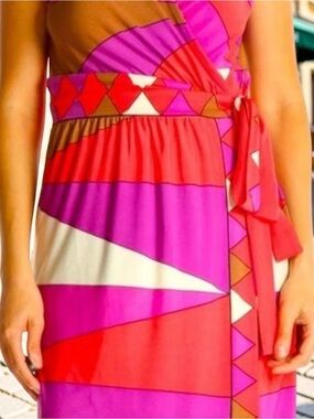 Donna Morgan - Pink Graphic Print Retro Fit & Flare Dress
